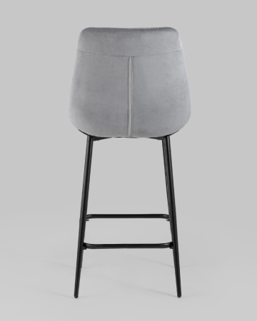 Стул полубарный Флекс велюр велютто серый 2 шт.