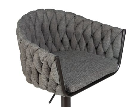 Стул барный LEON графитовая ткань LAR-275-21