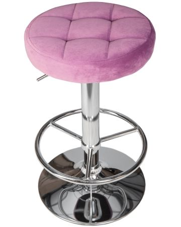 Табурет барный BRUNO пудрово-сиреневый велюр MJ9-52 Табурет барный BRUNO пудрово-сиреневый велюр MJ9-52