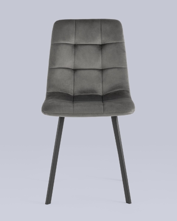 Стул Chilly велюр антрацитовый 4 шт.