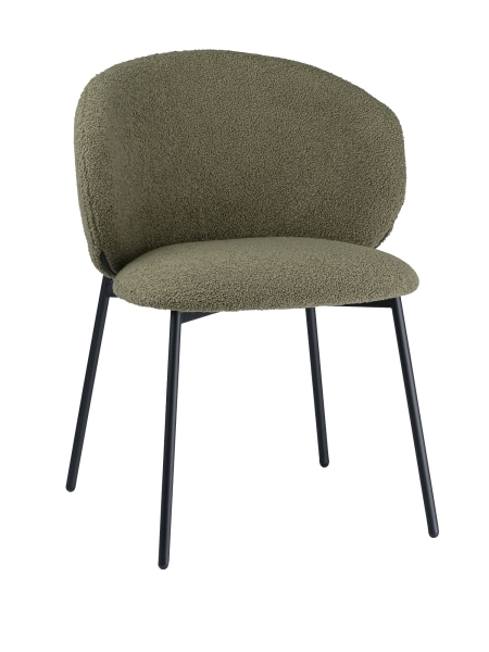 Стул для кухни SOLIS зеленый экомех HUSH 617