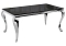 Стеклянный стол Sondal 160 черный