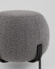 Пуф Флик new ткань букле темно-серый