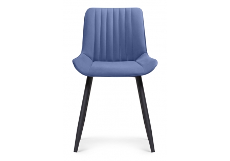 Стул на металлокаркасе Вейв 4 шт синий, черный