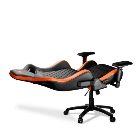 Кресло компьютерное игровое Cougar ARMOR S черный-оранжевый