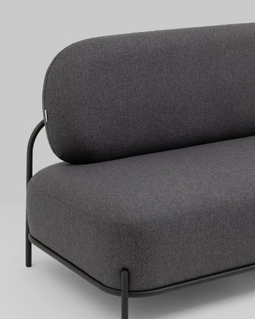 Диван Стоун рогожка тёмно-серый