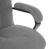Кресло Boss metalBL серый велюр