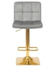 Стул барный GOLDIE серый велюр MJ9-75