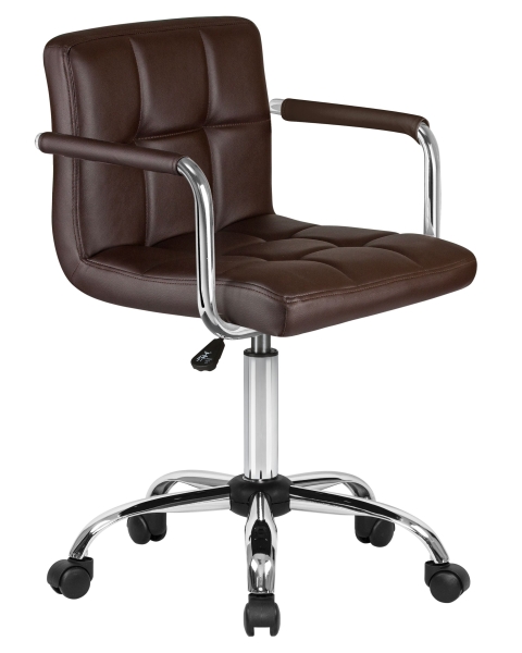 Офисное кресло для персонала TERRY (коричневый)