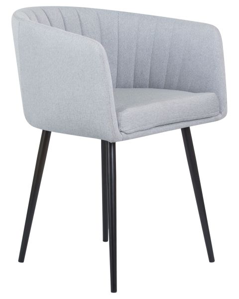 Стул обеденный ALINA серо-голубая ткань LAR-106D-23