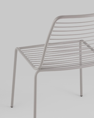 Стул Дели металл серый