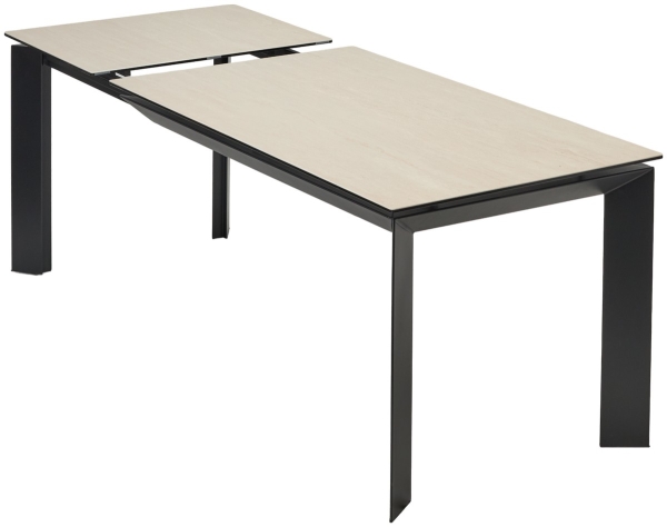 Стол CREMONA 180 TL-142, испанская керамика, черный каркас