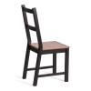 Стул Соната коричневый, дерево, твердое сиденье, без подлокотников