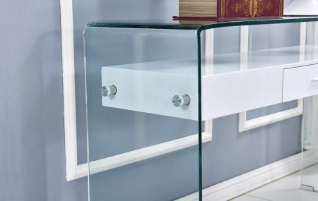 Консоль F-GW709 прозрачный, белый