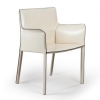 Стул с подлокотниками Barrie кожа бежевый Стул с подлокотниками Barrie кожа бежевый