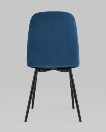 Стул Easy велюр синий Стул Easy велюр синий