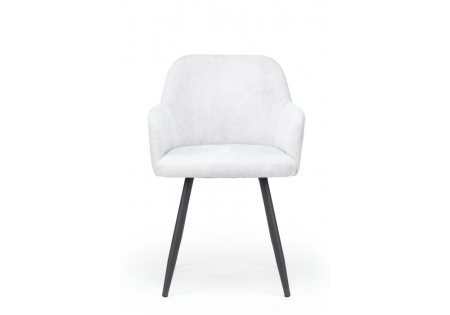 Стул на металлокаркасе Инфини 360 светло-серый (ocean 021), черный