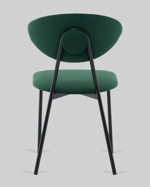 Стул обеденный Квинси велюр зеленый