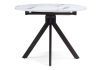 Стол деревянный Бетина мрамор белый, черный