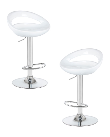 Набор 2 шт Стул барный DISCO, белый