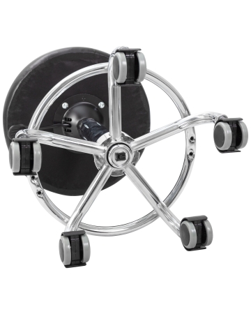 Табурет мастера BILLY черный, хромированный