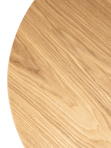 Барный стол Tulip style белый каркас столешница бук