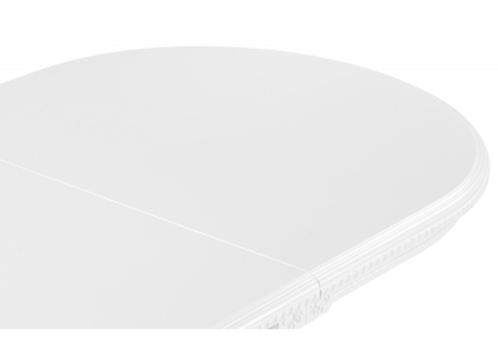 Стол деревянный Эритрин овальный белый