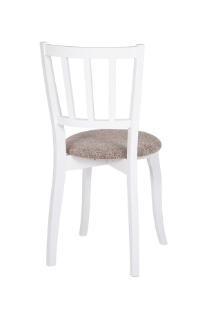 Стул Сальст тон 304 белый, ткань Лайн белый