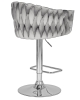 Стул барный MARCEL серый велюр MJ9-75