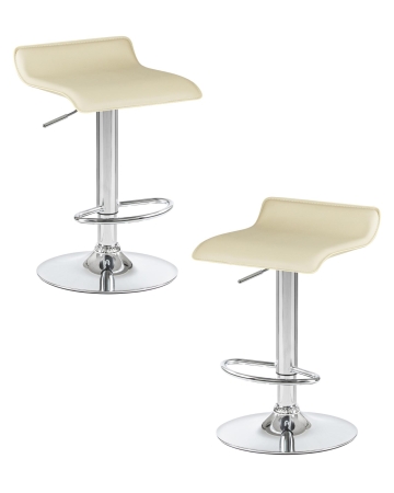 Набор 2 шт Стул барный TOMMY, кремовый