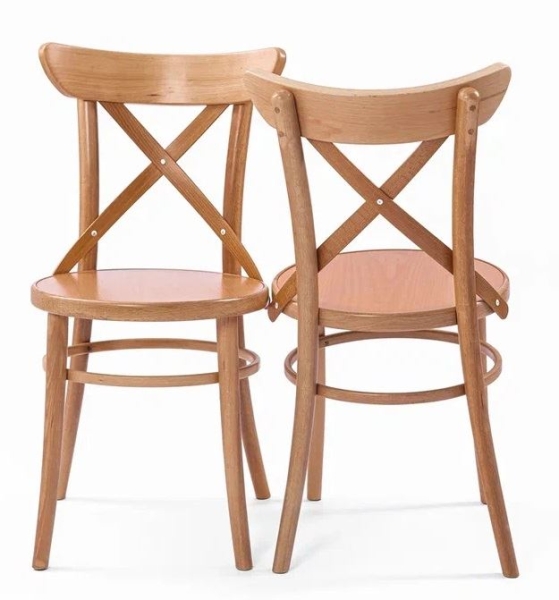 Деревянный стул венский Terra натуральный с твердым сиденьем Деревянный стул венский Terra натуральный с твердым сиденьем