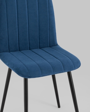 Стул Easy велюр синий Стул Easy велюр синий