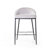Полубарный стул Barkley микровелюр серый