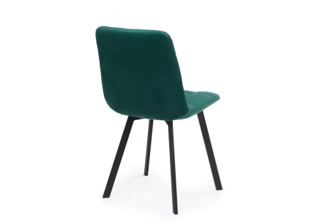 Стул на металлокаркасе Чилли зеленый, черный