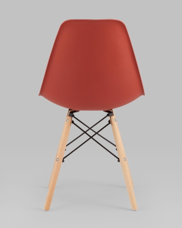 Стул Eames Style DSW терракотовый x4 (разборный каркас)