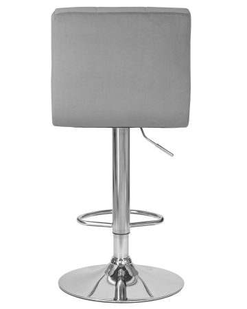 Набор 2 шт Стул барный CANDY, серый велюр (MJ9-75)