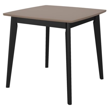 Стол Marcel 80x80х76см, Кофе, черный