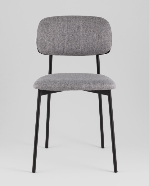 Стул Майло рогожка серый