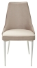 Стул NEPAL-P латте #25 велюр, белый каркас