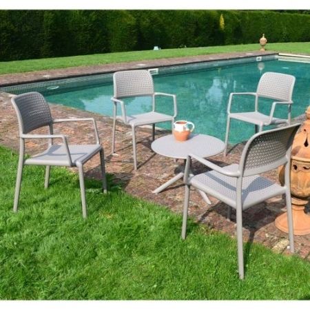 Стол пластиковый обеденный Step + Step Mini тортора