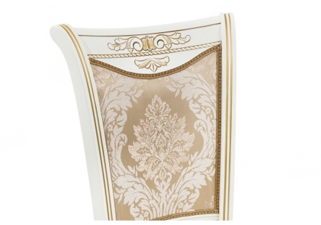 Стул деревянный Mariano молочный с патиной