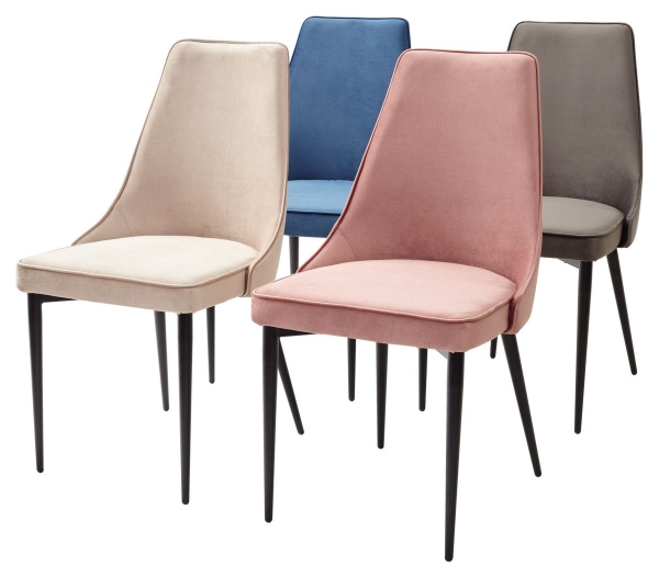 Стул NEPAL-P графит #14 велюр, черный каркас