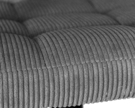 Набор 2 шт Стул барный KRUGER ARM BLACK, серый вельвет (LAR-E2041-25)