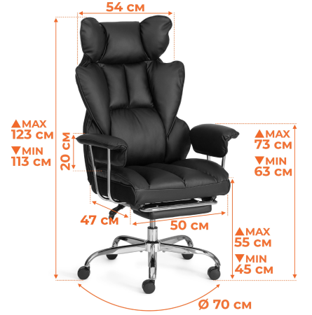 Кресло Comfy CR серое