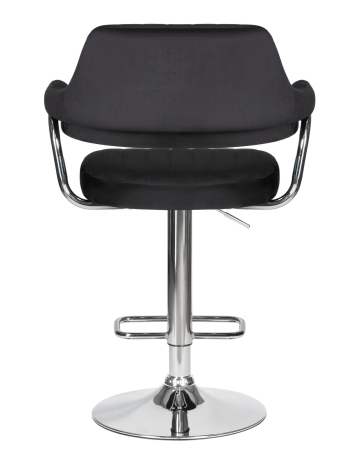 Набор 2 шт Стул барный CHARLY, черный велюр (MJ9-101)