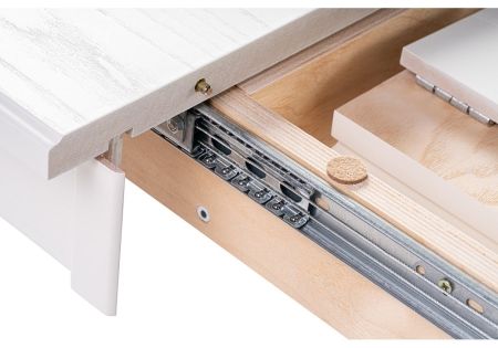 Стол деревянный Сайрус молочный