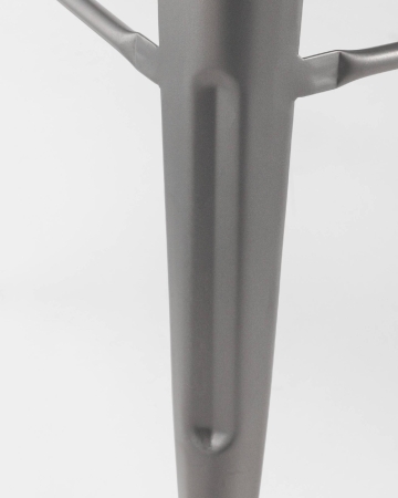 Стул барный TOLIX WOOD серебристый матовый Стул барный TOLIX WOOD серебристый матовый