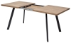 Стол BRICK M 120 дуб канзас, черный