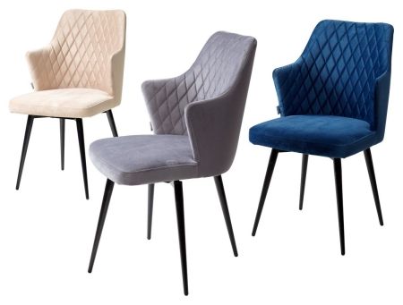 Стул HERMAN 360 градусов, бежевый #5 велюр, черный каркас