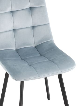 Стул Chilly велюр серо-голубой